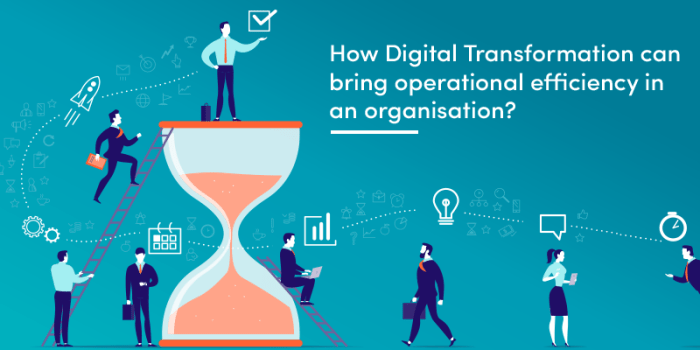 Operational efficiency digital organisation